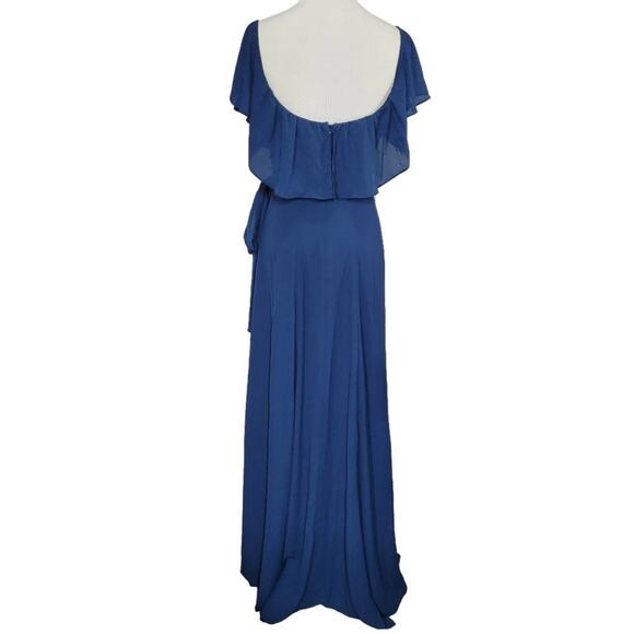 Yumi Kim Ink Carmen Maxi Off the Shoulder Ruffle Maxi Dress Size Small - Picture 10 of 10